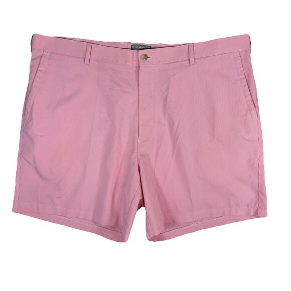 Peter Millar Wicking Shorts Golf Seersucker Pink White 6” Men’s Size 42 - Picture 1 of 7